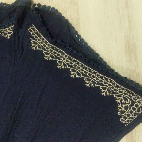 Navy Blue Romper - Size M (runs small) - Picture 4 of 5